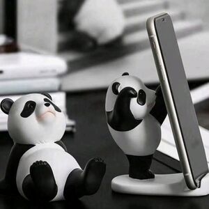 Panda Phone Holder New. 2 Choices, Kicking & Sitting, Price Is For 1 Stand